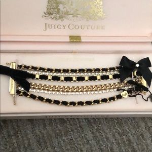 BNWT Juicy Couture Multi chain bracelet